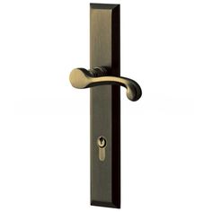 Concord Multi Point Trim Keyed Entry with Turn Knob Configuration 4 Minus Lever Antique Brass Finish Brass Door Hardware, Baldwin Hardware, Entry Design, Door Kits, Exterior Trim, Brass Door, Classic Metal, Security Solutions, Bold Style