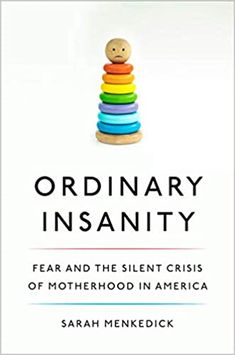 the book cover for ordinary inantity by sara menkevichk, featuring a stack of colorful wooden toys