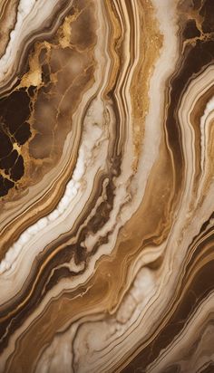 an abstract marble background with gold and brown colors