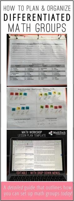 the ultimate guide to plan and organize differentiated math groups