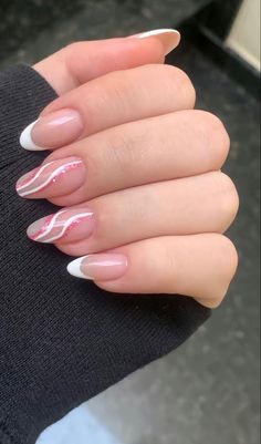 Pink White Nails, Beach Nail Designs, Unghie Sfumate, Nails Yellow, Casual Nails, Pretty Gel Nails, Short Acrylic Nails Designs, Nails Desing, Beach Nails