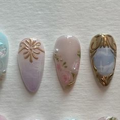 Regency Nails, Wisteria Nails, Soft Decay, Material Gworl, Minimal Nails Art, Minimal Nails, Work Nails