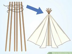 how to make a teepeet with pictures wikihow com - step 2