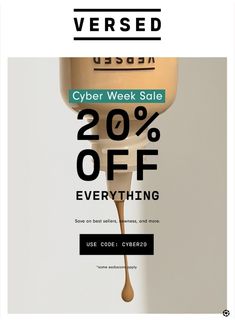 CYBERWEEK SALE: Save 20% off everything at VERSED Skincare, use code JHOP510 Versed Skincare, clean beauty, black Friday sale, beauty lover Follow me in the @LTK shopping app to shop this post and get my exclusive app-only-content! #liketkit #LTKCyberWeek #LTKsalealert #LTKbeauty @shop.ltk https://liketk.it/4oIJL Skincare Sale Design, Products Photography, Double Cleansing, Beauty Products Photography, Cleansing Balm, Design Tools, Prevent Wrinkles