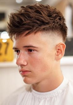 Hairstyles For Teenage Guys, Gentleman Haircut, Teen Haircuts, Mohawk Hairstyles Men, Textured Haircut, Boys Hair, Haircut Men