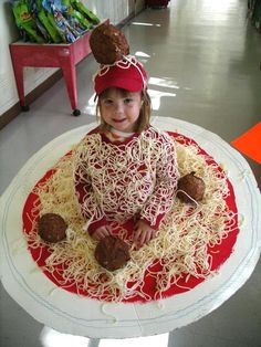 Meatball Costume, Halloween Costume For Kids, Costume For Kids, Diy Halloween Costumes Easy, Diy Halloween Costume