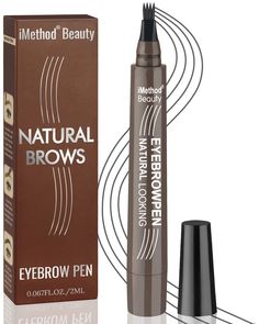 PRICES MAY VARY. Dark Grey - Dark Grey is the next lighter shade than Black. With improved anti-dry formula, the new iMethod eyebrow pen has a much longer product life cycle and more stable usage performance. UPGRADED CAPACITY - A significant upgrade on the capacity (3MLs) comparing to the original 1ML eyebrow microblading pen, brings 3 times longer usage out of each 1 eyebrow tattoo pen, more durable. REALISTIC HAIR LIKE STROKES -The tiny fork tip of iMethod eyebrow pen can create thin and prec Product Life Cycle, Eyebrow Trends, Sparse Eyebrows, Eyebrow Hacks, Eyebrow Pen, How To Grow Eyebrows, How To Draw Eyebrows, Tattoo Pen, Brows On Fleek