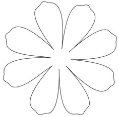 a flower that is cut out into four petals