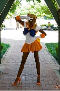 Sailor V, Chaka Cumberbatch. From the article: I'm a Black Female Cosplayer and Some People Hate It. Sailor Venus Cosplay, Sailor Moon Cosplay, Sailor Venus, Better Than Yours, Nerd Girl, Best Cosplay, Some People