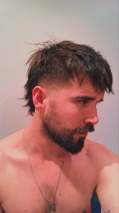 The Best 25 Modern Mullet Haircuts for Men (Detailed Gallery) | 25 Trendy Modern Mullet Haircuts for Men: The Ultimate Guide To New Mullet Hairstyles Mullet Hairstyle Mens Thick Hair, Mullet Beard Men, Mens Short Mullet Fade Straight Hair, Short Mullet Fade Men, Crop Mullet Men, Mens Straight Hair Mullet, Side Fade Mullet, Trendy Mullet Men Straight Hair, Mullet On Short Hair