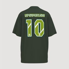 100% Cotton Overdized fit Round neck UPOWERLION signature on the front Super heavyweight 300gsm Green Relaxed Fit Tops For Sports Events, Green Relaxed Fit Tops For Sports Season, Green Team Name Tops For Streetwear, Green Sportswear T-shirt For Streetwear, Sporty Brown Tops For Sports, Style Sportif, Mens Streetwear, Mens Graphic Tee, Sport Fashion