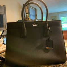 Brand New Kate Spade Purse, Fits A Small Laptop, Perfect For A Work Bag Or Going Out! Accepting Offers! Classic Black Kate Spade Satchel, Elegant Black Kate Spade Shoulder Bag, Elegant Black Kate Spade Bag, Kate Spade Black Tote Satchel, Black Kate Spade Tote Satchel, Kate Spade Black Satchel For Formal Occasions, Black Rectangular Kate Spade Bag, Kate Spade Black Formal Satchel, Formal Black Kate Spade Satchel