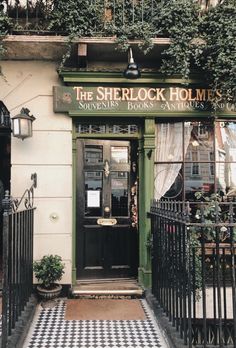 the front entrance to the shelbock home's southern books and antiques store