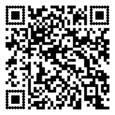 a black and white image of a qr code with squares on the bottom right side