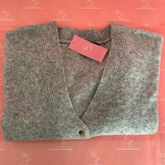 Cozy, Nice Color, Perfect For Casual Days Cozy Gray Cardigan, Cozy Gray Soft Knit Cardigan, Cozy Soft Knit Gray Cardigan, Coral Cardigan, Vintage Cardigan Sweater, Gray Cardigan, Chunky Cardigan, Vintage Cardigan, Blue Cardigan