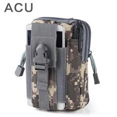 Universal Tactical Waist Belt Bag / Pouch / Wallet (For Up to 6.2" Phones) - Perfenq Tactical Holster, Running Waist Pack, Climbing Bag, Survival Bag, Molle Pouches, Army Camouflage, Leg Bag, Tactical Backpack, Tactical Bag