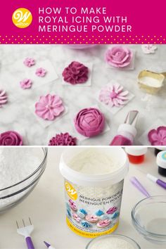 how to make royal icing with meringue powder - step by step instructions