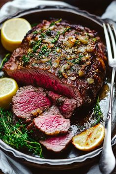 Garlic Butter Herb Roast Beef Holiday Roast Beef, Strip Roast, Best Prime Rib Recipe, New York Strip Roast, Holiday Roasts