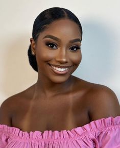 Makeup For Dark Skin, Glam Wedding Makeup, Bridal Hair Inspiration