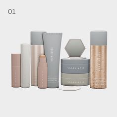 an assortment of different types of skin care products on a white background with the text, 10 must haves for every skin type