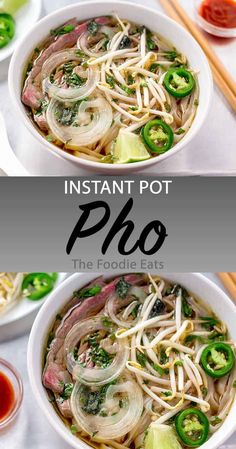 instant pot pho the foodie eats