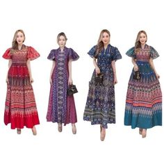 #ad Great shopping ideas for 1 Cute Thai Maxi Dress Costume Any Occasion ��Bohemian Unique Pattern Style New, Fashion Clothing Multicolor Printed Bohemian Boho Dress, Multicolor Printed Bohemian Dress, Bohemian Boho Dress With Printed Short Sleeves, Bohemian Printed Boho Dress With Short Sleeves, Bohemian Boho Dress With Short Sleeves And Print, Bohemian Short Sleeve Printed Maxi Dress, Bohemian Boho Dress With Short Sleeves, Multicolor Folk Dress With Boho Print, Bohemian Patterned Maxi Dress