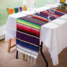 the table is set with two place settings