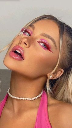 Smink Inspiration, Dope Makeup, Pink Makeup, Prom Makeup