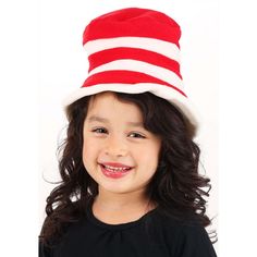 Introduce your little explorer to the whimsical world of Dr. Seuss with our adorable Cat in the Hat Toddler Hat! Made specifically for toddlers, this meticulously crafted hat features the iconic red and white stripes that instantly evoke the charm of Seussian characters. Whether it's for playdates, themed parties, or everyday adventures, this hat is the perfect accessory to infuse every moment with playful elegance and Seussian delight. The detailed craftsmanship and careful stitching showcase t Red Adjustable Themed Hat, Themed Red Hat One Size Fits Most, Playful Red Hat For Playtime, Playful Red Hats For Playtime, Playful Adjustable Red Hat, Adjustable Red Hats For Playtime, Adjustable Red Hat For Playtime, Playful Red Adjustable Mini Hats, Playful Adjustable Red Costume Hats