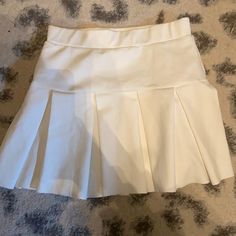 Bought From Princess Polly- Never Worn- Size Small White Tennis Skirt, Skirts White, Tennis Skirt, White Skirts, Princess Polly, Tennis, Womens Skirt, Color White, Skirt