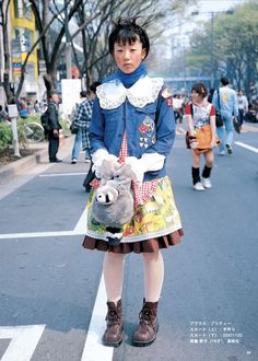 Japan Street Fashion, Battle Armor, Tokyo Street, Bright Fashion