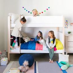 🎉 sleepovers are more fun with our new TipToe bunk bed! 🍭 • available now on babyletto.com 🌟 Big Kids, Kids Bedroom, More Fun, Toddler Bed