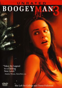 the dvd cover for boogey man 3, starring an image of a woman