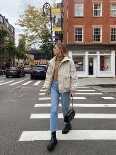 Fall Outfits New York, New York Outfits Fall, September Outfits, Street Style New York, Outfits New York, New York Outfit, Autumn Jacket Women