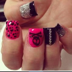 Luxe Nails, Gel Powder, Grunge Nails, Pretty Nail Designs, Animal Print Nails, Sparkle Nails, Colorful Nail Designs