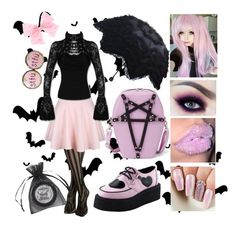 Pink Polyvore, Mode Pastel, Cute Emo Outfits, Pastel Goth Aesthetic, Outfits Pastel, Goth Outfit Ideas, Pastel Goth Outfits, Pink Goth, Goth Outfit