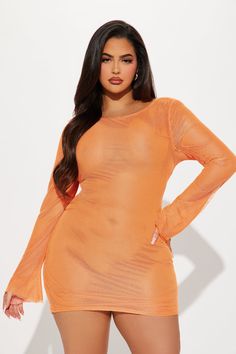 Available In Orange. Metallic Knit Micro Mini Dress High Neck Long Sleeve Sheer Low Cowl Back Stretch Lined Length = 30" Self: 80% Nylon 20% Silver Thread Lining: 95% Nylon 5% Spandex Imported | Marigold Metallic Knit Micro Mini Dress in Orange size XS by Fashion Nova Summer Long Sleeve Ribbed Mini Dress, Micro Mini Dresses, Dress High Neck, Metallic Knit, Back Stretches, Service Women, High Neck Long Sleeve, Micro Mini, Orange Fashion