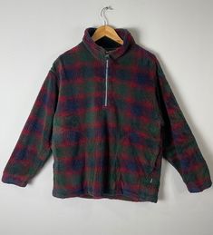 "*ITEM: Musto Yachting Japanese Brand Fleece Abstracts Checkered Jacket Medium Vintage 1990s Musto Sweater Winter Zipper Warmer Brown Jacket Size M *ITEM DETAILS: 👇🏻 Please be aware that all vintage items will usually show a few signs of wear or fading due to age, but anything visible such as stains or holes, and serious flaws have been photographed.For any further information on this item please contact us and we will be happy to help. *SIZE: MEDIUM *ACTUAL SIZE MEASUREMENT: 👇🏻 *PIT TO PIT( Retro Fleece Jacket, Vintage Long Sleeve Fleece Jacket For Winter, Vintage Winter Fleece Jacket For Streetwear, Winter Patchwork Fleece Jacket For Streetwear, Vintage Long Sleeve Fleece Jacket With Pockets, Vintage Outdoor Fleece Jacket, Checkered Jacket, Fits Clothes, Brown Jacket