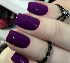 Nails Purple, Purple Nail Designs, Purple Nail, Glitter Design, Colorful Nail Designs, Purple Glitter, Powder Nails, Purple Nails, Square Nails