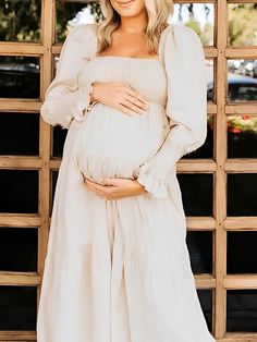 Momyknows Ruffle High Waist Falbala Boho Flowy Long Sleeve Plus Size Baby Shower Maternity Photoshoot Midi Dress Plus Size Baby Shower Outfit, Autum Decorations, Maternity Sundress, Shower Outfits, Flowy Midi Dress, Maternity Midi Dress, Maternity Maxi Dress, Autumn Decoration, Cute Maternity