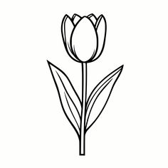 Floral Graphics, Spring Tulips, Wedding Shop, Png Files, Tulips, Art Images, Craft Projects, Cricut, Accessory Gift