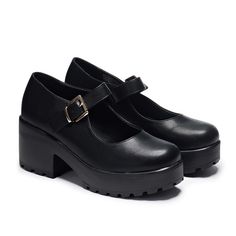 DESCRIPTIONThe TIRA features a single strap Mary Jane for a classic look. These Black Faux Leather Vegan Chunky Platform Mary Janes have been crafted from high quality black faux leather (PU) with a light grain for a textured feel, featuring a padded insole and matching PU lining making this a pair you can wear throughout the day. The chunky 3" platform not only adds height but also a touch of confidence to your stride, don’t worry if you’re not used to high platforms, these are a breeze to walk Merry Jane, Mary Jane Platform Shoes, Zapatos Mary Jane, Platform Mary Janes, Jane Shoes, Chunky Platform, School Shoes