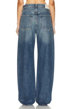 Citizens Of Humanity Ayla Baggy Cuffed Crop In Blue In Brielle - 30% Off | Editorialist