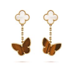 Alhambra Earrings, Van Cleef And Arpels Jewelry, Van Cleef & Arpels, Van Cleef And Arpels, Clover Earrings, Lucky Clover, Van Cleef Arpels, Four Leaf, Van Cleef