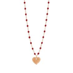 Gigi Clozeau - Heart Lumière Cherry Diamond Necklace, Rose Gold, 16.5 Rose Gold Pendant Set, Gold Pendant Set, Necklace Rose Gold, Rose Gold Pendant, Necklace Rose, Rose Gold Necklace, Gold Heart, Pendant Set, Heart Of Gold