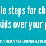 a blue background with the words simple steps for children to learn kids over your life