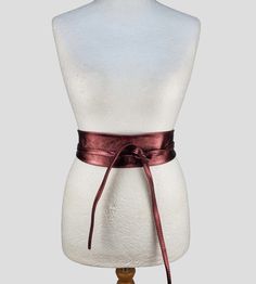 Obi Genuine Leather Belt for Women, Wide Belt, Elegant Wrap Belt, Leather Tie Sash Belt, Corset Leather Belt Waist, Gift for Her Color = Pink Materials = Genuine Metallic Leather Measurements Genuine Metallic Leather Belt = Width 8 cm - 3.2'' x Total Length 225 cm - 88.6'' (66 cm - 26'' Total Length Piece of Leather Width) ✔️ The genuine leather is of the highest quality and offers a supple, soft feel ✔️ Stunning premium quality womens belts ✔️ Stylish and practical accessory ✔️ Lightweight, not Elegant Red Corset Belt For Party, Adjustable Leather Corset Belt For Party, Brown Leather Belt For Party, Brown Leather Belts For Party, Brown Leather Party Belts, Adjustable Party Sashes, Adjustable Belts As A Gift, Belt Corset, Womens Belts