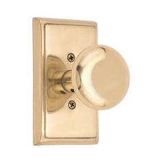 an image of a brass door knob