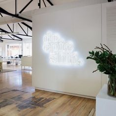 Startup Office, Chill Zone, Startup Company, Interior Modern, Design Del Prodotto, Led Neon Lighting, White Room, Office Walls, Custom Neon Signs