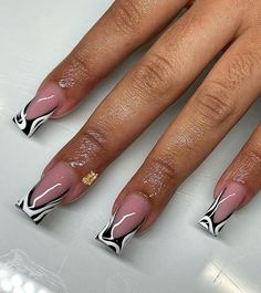 Nail Business, 2024 Nails, Simple Acrylic, Diy Acrylic Nails, Colored Acrylic Nails, French Tip Acrylic Nails, French Acrylic Nails